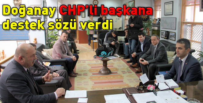 Doğanay'dan CHP'li başkana süpriz ziyaret
