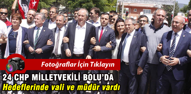 24 CHP milletvekili Bolu'da