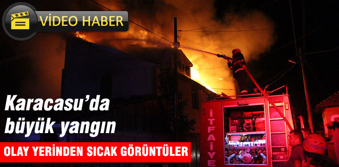 Karacasu'da büyük yangın