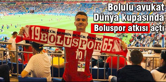 Dünya kupasında Boluspor atkısı dağıttı