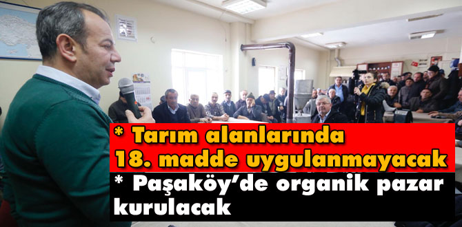 Tanju Özcan'dan 18. madde açıklaması