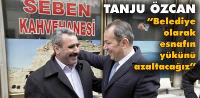 Tanju Özcan'dan esnafa müjde