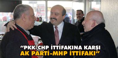 "PKK-CHP ittifakına karşı AK Parti-MHP ittifakı"