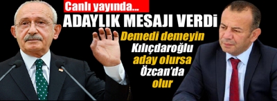 Kılıçdaroğlu aday olursa Özcan'da olur