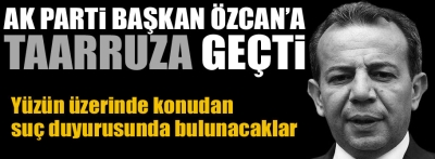 AK Parti'den Tanju Özcan taarruzu