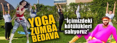Belediyeden bayanlara yoga ve zumba etkinliği