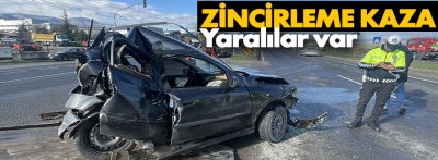 Bolu'da zincirleme trafik kazasında 3 kişi yaralandı