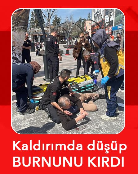 Meydanda düştü, ilk müdahaleyi arama kurtarma ekibi yaptı