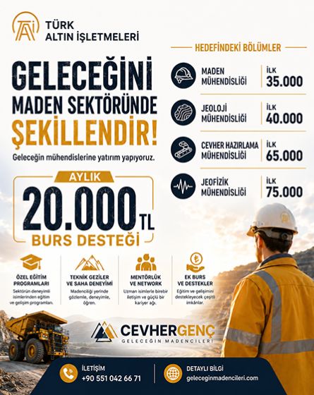CevherGenç ile geleceğin mühendislerine aylık 20 bin TL burs desteği