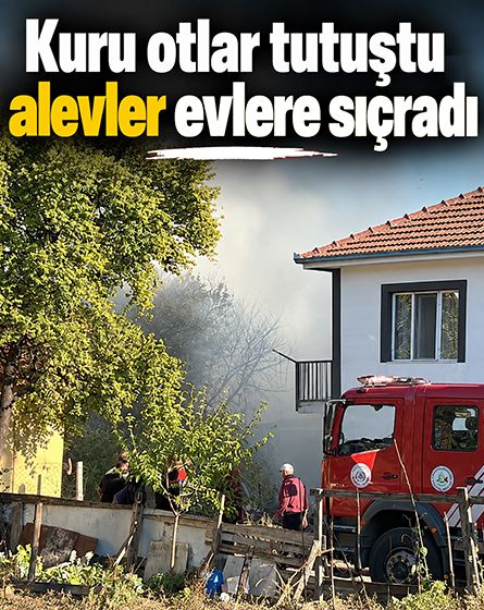 Bolu'da korkutan yangın! Alevler 3 eve sıçradı