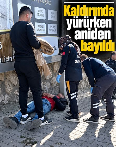 Bolu'da iş görüşmesine giderken bayıldı, başından yaralandı