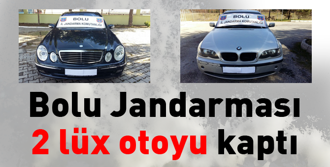 Jandarma lüks oto avını sürdürüyor