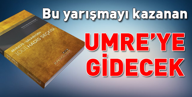 Umre ödüllü yarışma düzenleniyor