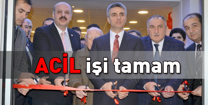 Yeni acil servis açıldı