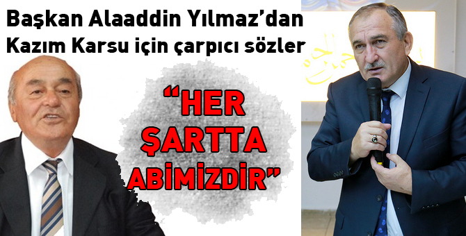 Başkan Yılmaz, Karsu için bakın neler söyledi