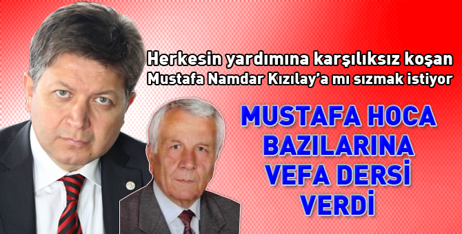 Mustafa Namdar'a da ayıp etmişler