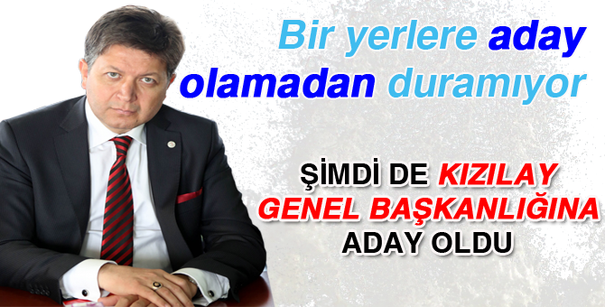 Şansını Kızılay Genel Başkanlığı'nda deneyecek