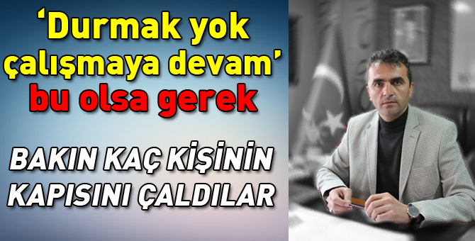 AK Parti'den üye ziyaret rekoru