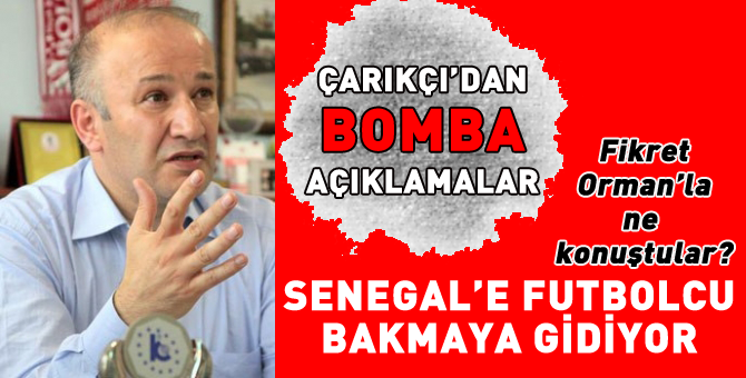 Necip Çarıkçı'dan bomba açıklamalar