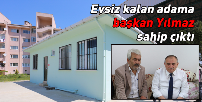 Sokakta kalan adama başkandan ev