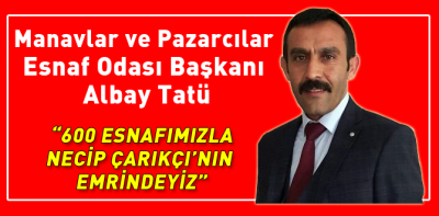 Pazar esnafından Çarıkçı'ya tam destek