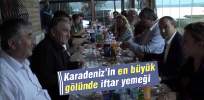 Seben denizinde muhteşem iftar