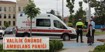 Önemli toplantı sırasında ambulans paniği