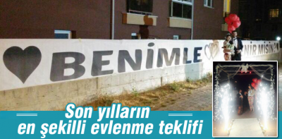 Bu evlilik teklifine kim hayır diyebilir