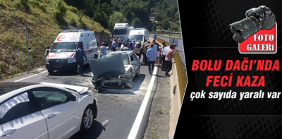 Bolu Dağı'da feci kaza