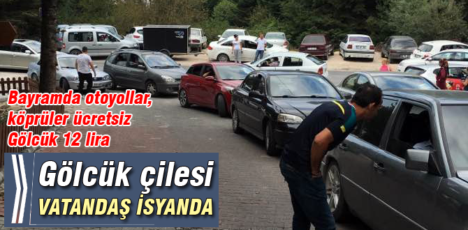 Gölcük yolu, çile dolu