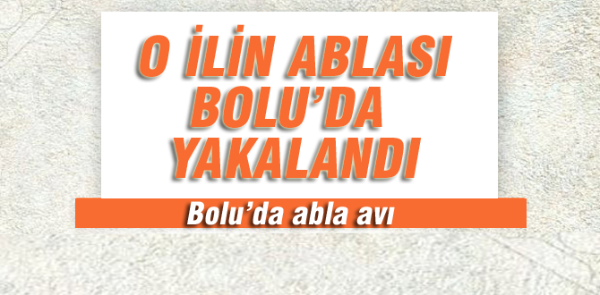 Bolu'da abla avı