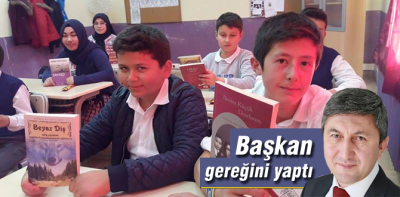 Çocuklar kitap istedi, başkan gereğini yaptı