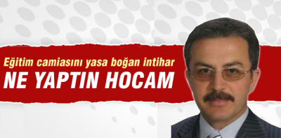 Öğretmen intihar etti