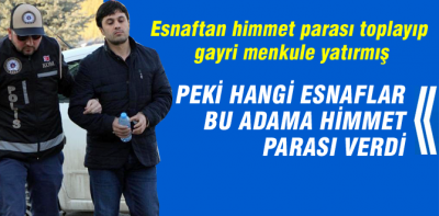 İşte Bolu esnafından himmet toplayan sözde imam