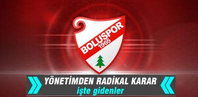 Boluspor'da gidecek futbolcular açıklandı