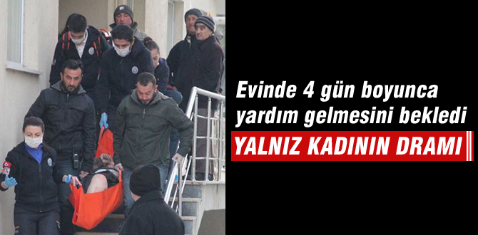 4 gün boyunca yardım bekledi
