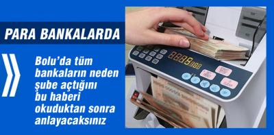 İşte Boluluların bankalarda bulunan paraları