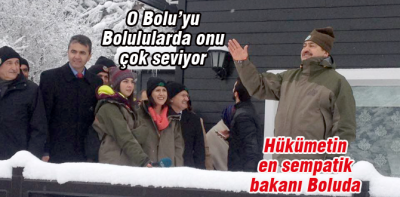 Bolunun bakanı Gölcüğe çıktı