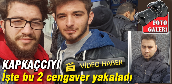 Bolulu 2 cengaver genç kapkaççıyı bakın nasıl yakaladı