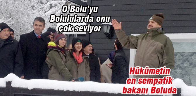 Bolunun bakanı Gölcüğe çıktı