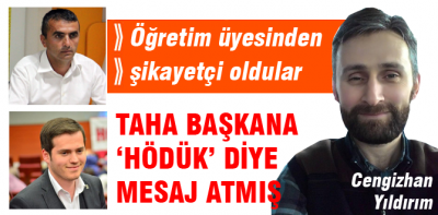 Öğretim üyesine bak sen !