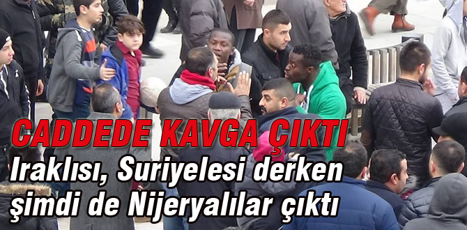 İzzet Baysal Caddesinde kavga