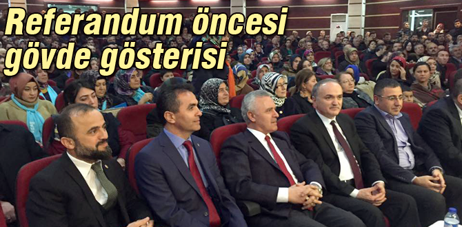 AK Parti gövde gösterisi yaptı