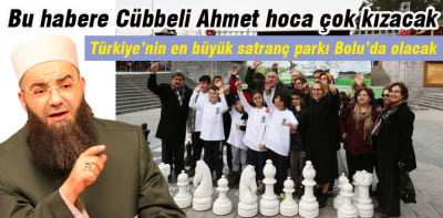 Türkiye'nin en büyük satranç parkı Bolu'da olacak