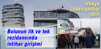 Rezidansta intihar girişimi