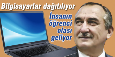 Başkan bilgisayarları dağıtacak