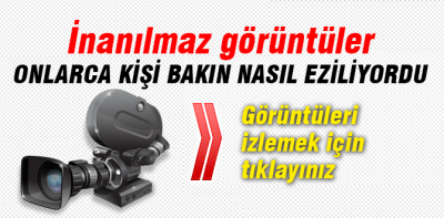 Kaza sonrası inanılmaz görüntüler