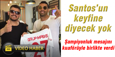 Şampiyonluk mesajını kuaförüyle verdi