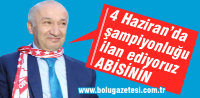 Başkan şampiyonluğa inanıyor