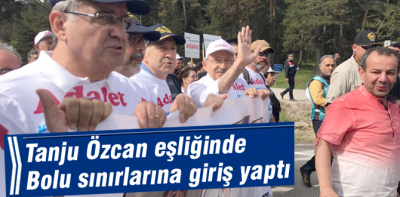 Kılıçdaroğlu Bolu sınırlarına giriş yaptı